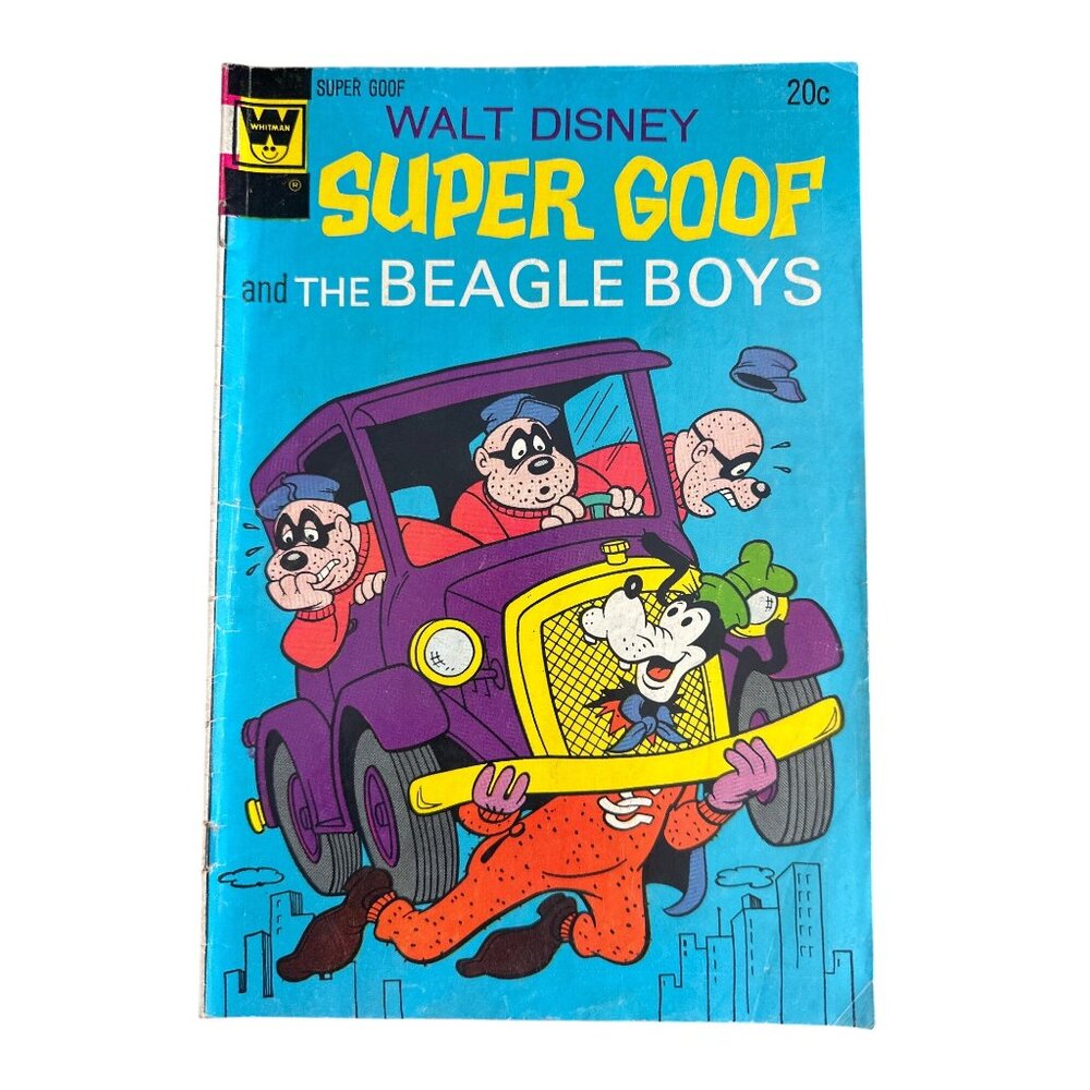 Whitman Walt Disney Super Goof And The Beagle Boys Comic #27 1973 Bagged Boarded